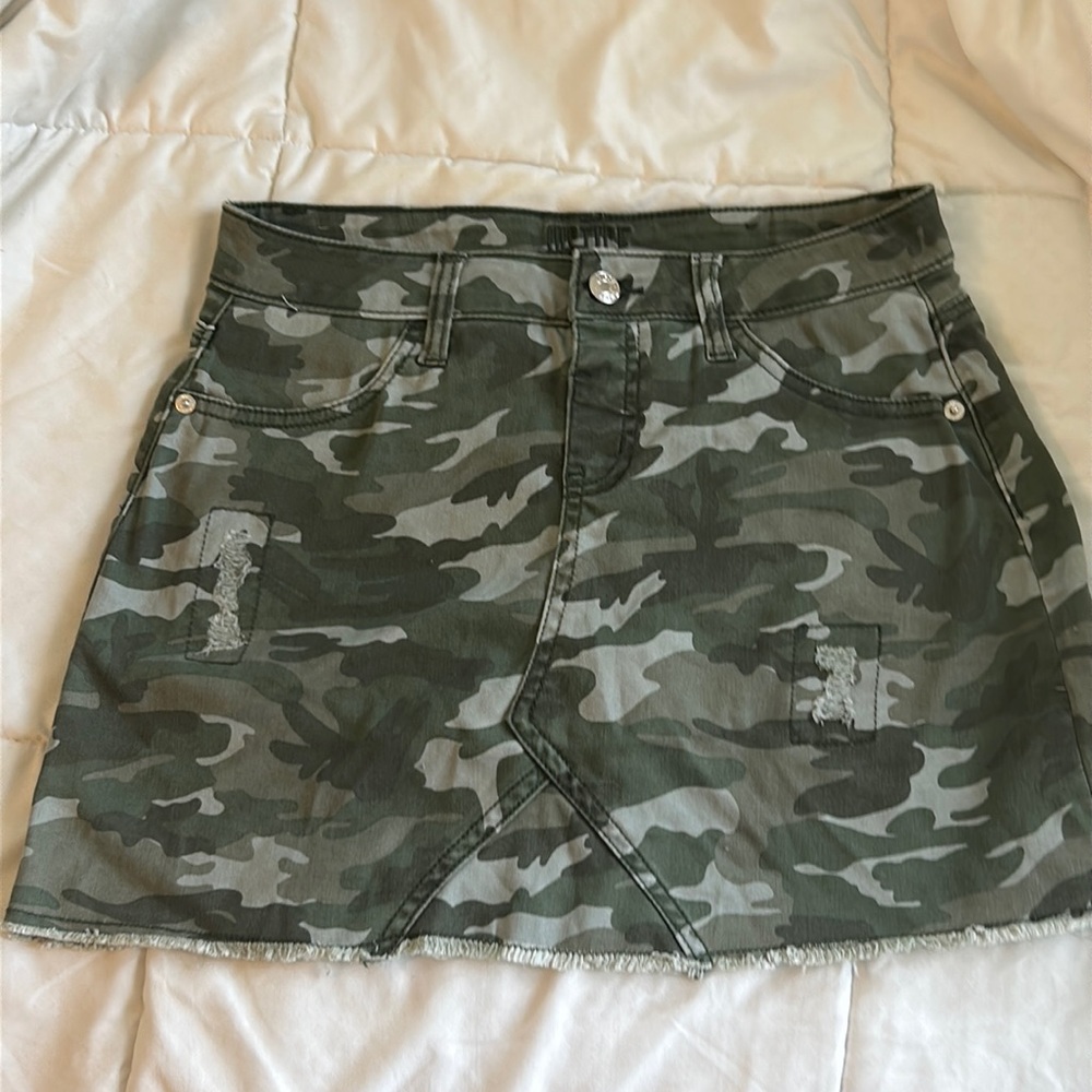 y2k sexy camouflage mini skirt